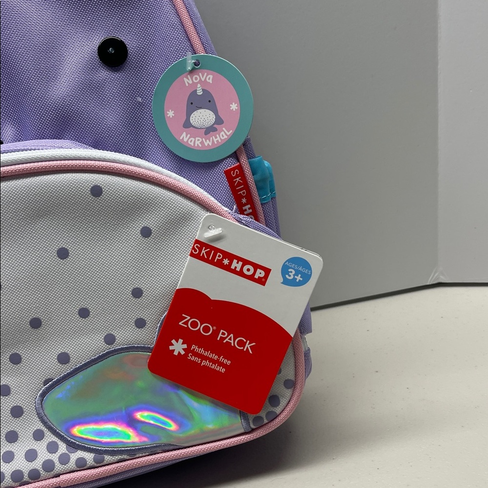 Skip Hop Nova Narwhal backpack. NWT - Picture 2 of 4